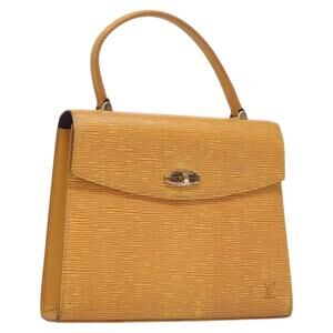 LOUIS VUITTON Epi Malesherbes Hand Bag Tassili Yellow Jonne M52379